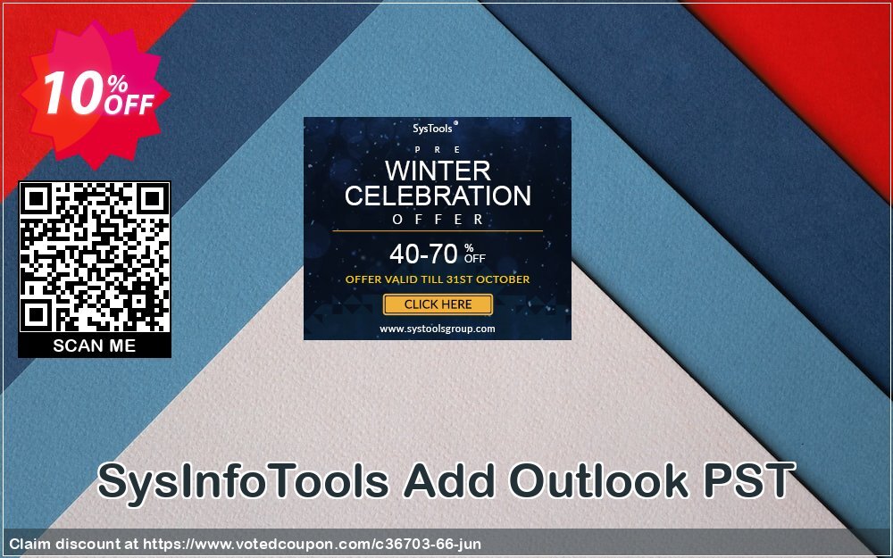 SysInfoTools Add Outlook PST Coupon Code Jun 2024, 10% OFF - VotedCoupon