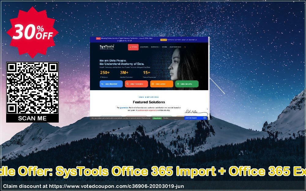 Bundle Offer: SysTools Office 365 Import + Office 365 Export Coupon, discount SysTools Summer Sale. Promotion: impressive promotions code of Bundle Offer - SysTools Office 365 Import + Office 365 Export 2024
