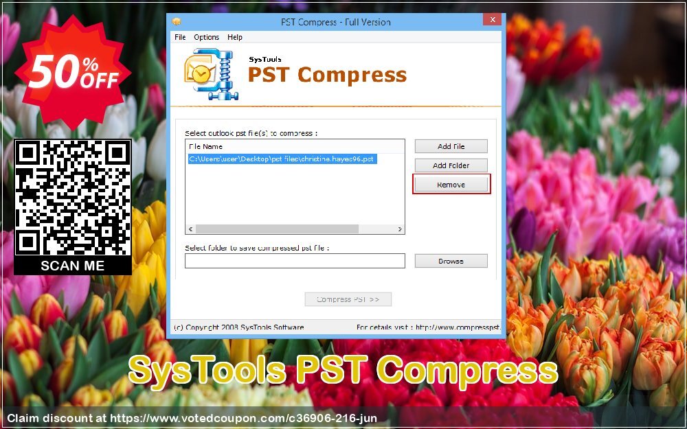 SysTools PST Compress Coupon Code Jun 2024, 50% OFF - VotedCoupon