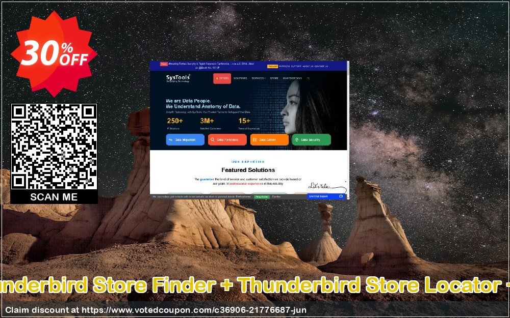 Bundle Offer - Thunderbird Store Finder + Thunderbird Store Locator + MBOX Converter Coupon, discount SysTools Summer Sale. Promotion: awful promo code of Bundle Offer - Thunderbird Store Finder + Thunderbird Store Locator + MBOX Converter 2024
