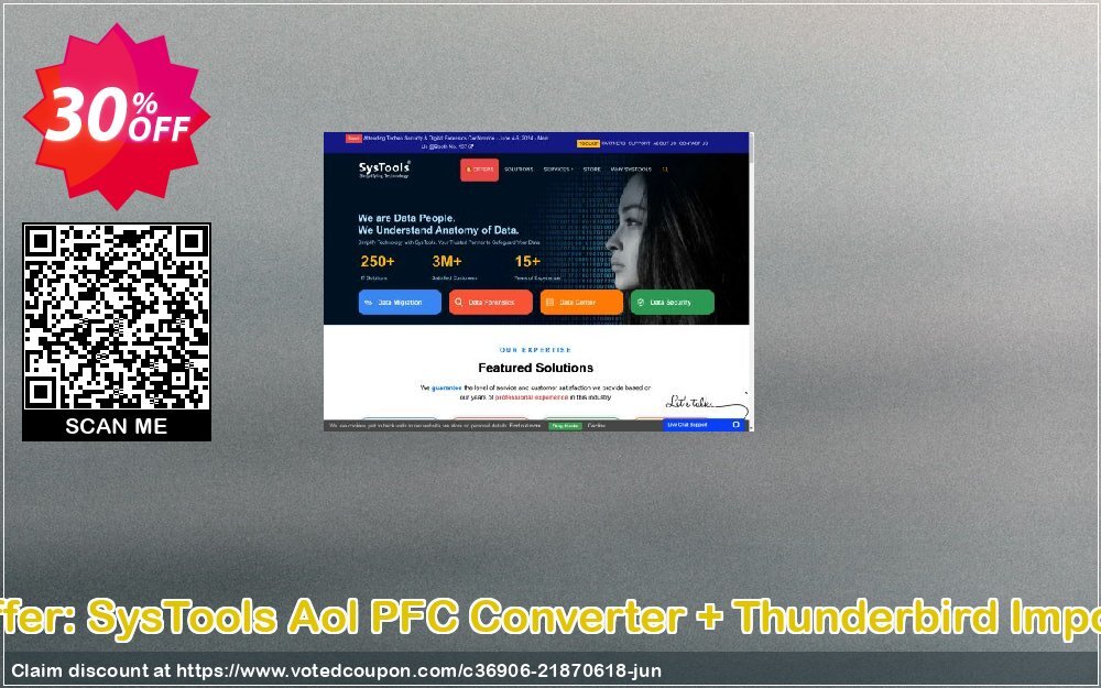 Bundle Offer: SysTools Aol PFC Converter + Thunderbird Import Wizard Coupon, discount 30% OFF Bundle Offer - SysTools Aol PFC Converter + Thunderbird Import Wizard, verified. Promotion: Awful sales code of Bundle Offer - SysTools Aol PFC Converter + Thunderbird Import Wizard, tested & approved