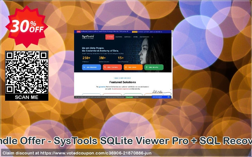Bundle Offer - SysTools SQLite Viewer Pro + SQL Recovery Coupon Code Jun 2024, 30% OFF - VotedCoupon