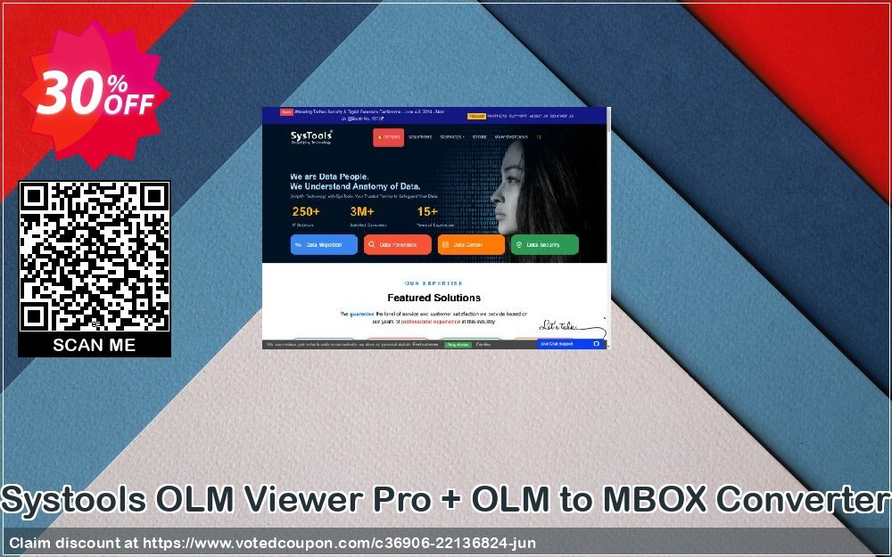 Systools OLM Viewer Pro + OLM to MBOX Converter Coupon, discount SysTools Summer Sale. Promotion: big promotions code of Bundle Offer - SysTools OLM Viewer Pro + OLM to MBOX Converter 2024