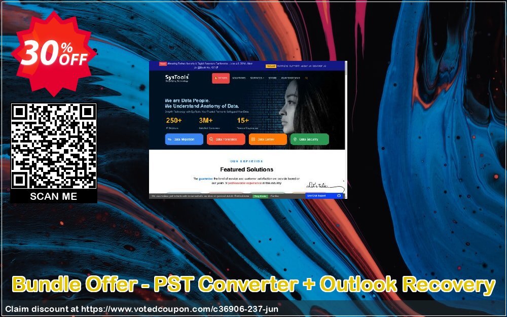 Bundle Offer - PST Converter + Outlook Recovery Coupon, discount SysTools Spring Sale. Promotion: 