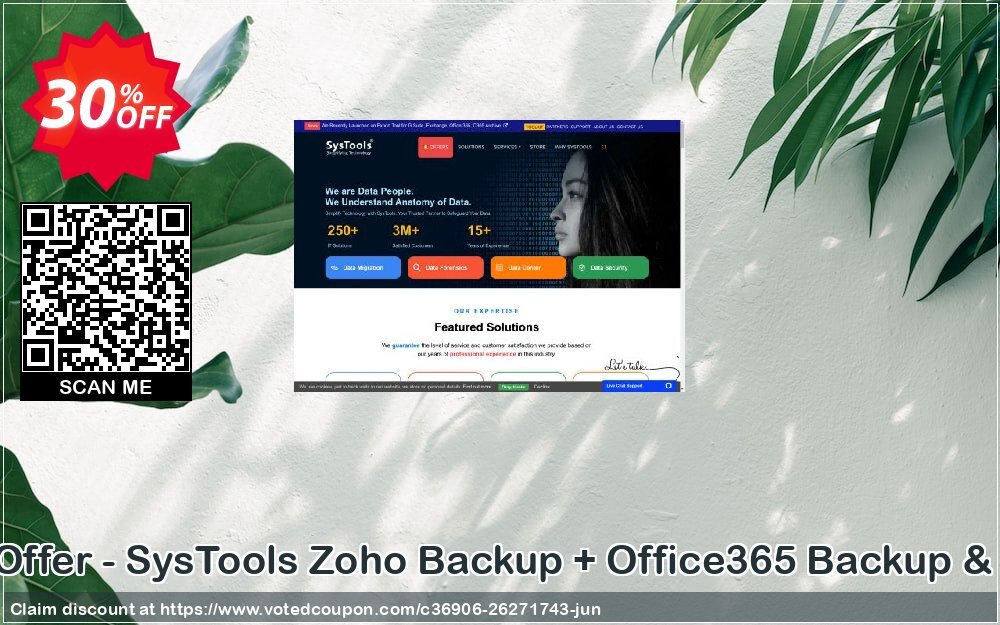 Bundle Offer - SysTools Zoho Backup + Office365 Backup & Restore Coupon, discount SysTools Frozen Winters Sale. Promotion: Stunning offer code of Bundle Offer - SysTools Zoho Backup + Office365 Backup & Restore 2024