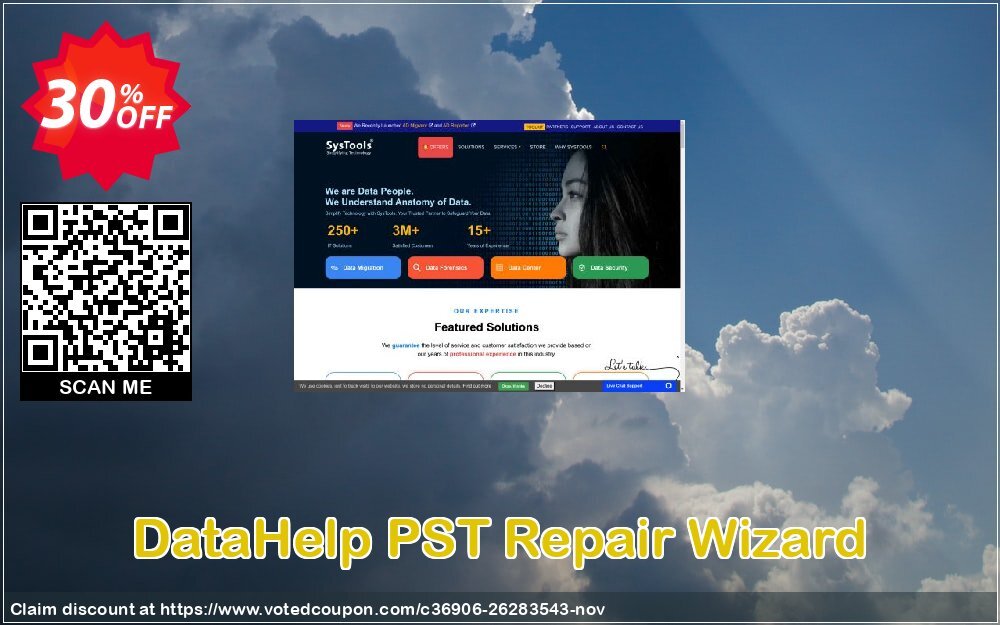 DataHelp PST Repair Wizard Coupon, discount Celebrate this spring season with SysTools and grab the best offers. Get 25% Off on all Software. Promotion: Hottest sales code of DataHelp PST Repair Wizard 2024