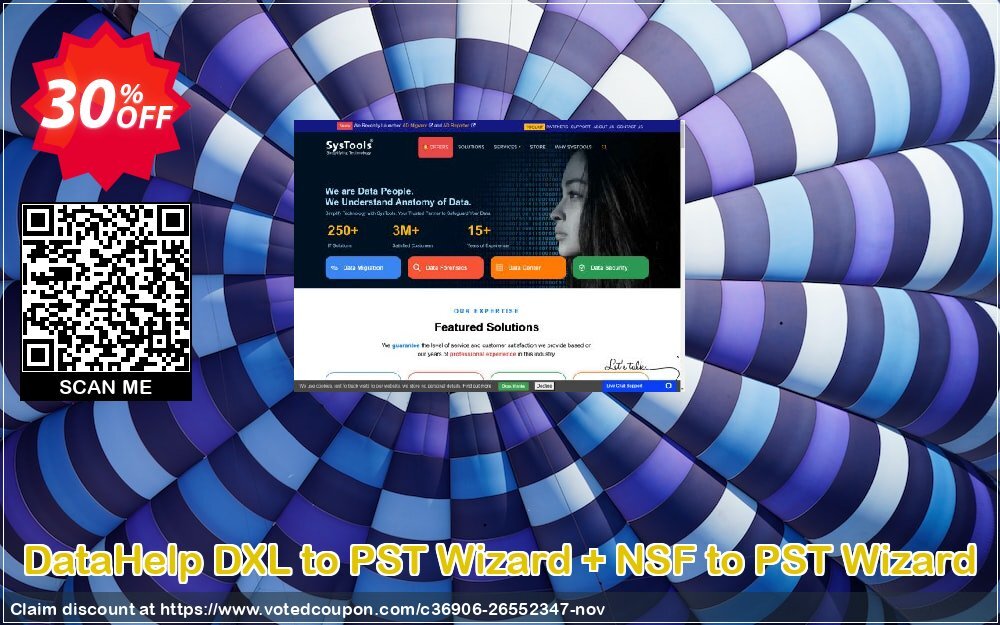 DataHelp DXL to PST Wizard + NSF to PST Wizard Coupon, discount Celebrate this spring season with SysTools and grab the best offers. Get 25% Off on all Software. Promotion: Awesome promo code of DataHelp DXL to PST Wizard + NSF to PST Wizard 2024