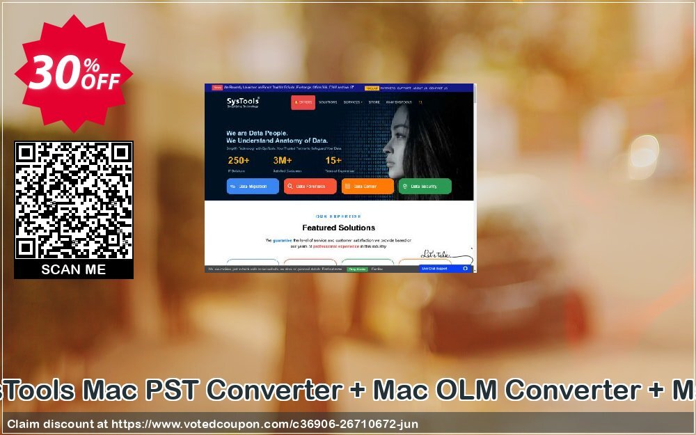 Bundle Offer - SysTools MAC PST Converter + MAC OLM Converter + MAC OLK Converter Coupon, discount SysTools Frozen Winters Sale. Promotion: Awesome discount code of Bundle Offer - SysTools Mac PST Converter + Mac OLM Converter + Mac OLK Converter 2024