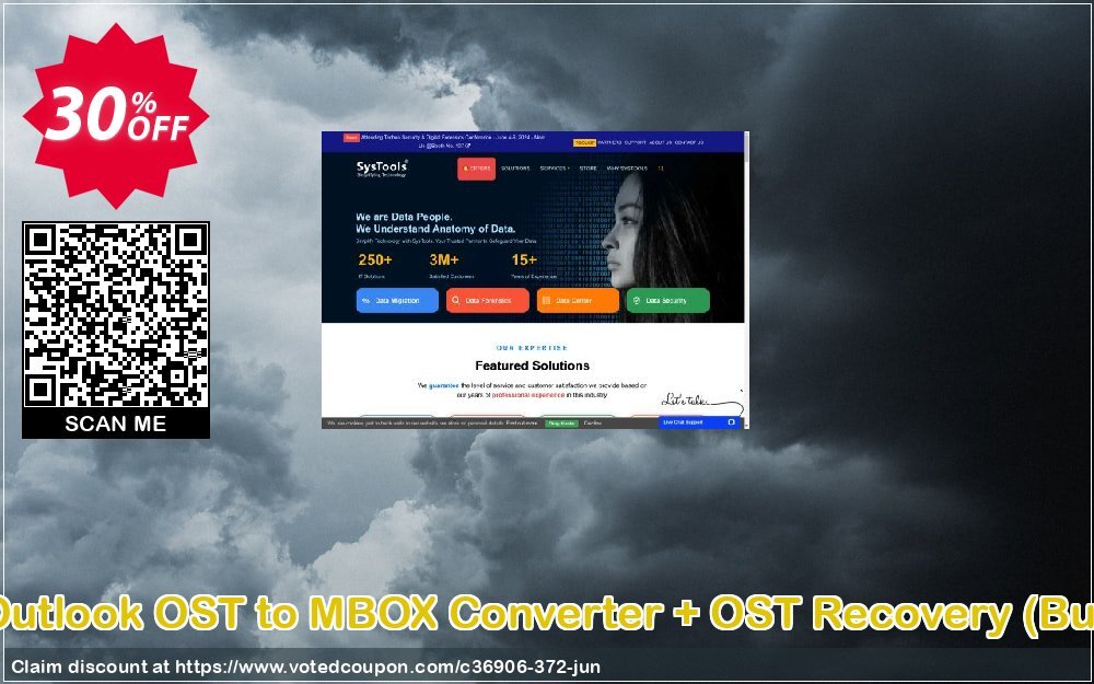 Bundle Offer - Outlook OST to MBOX Converter + OST Recovery, Business Plan  Coupon, discount SysTools coupon 36906. Promotion: 