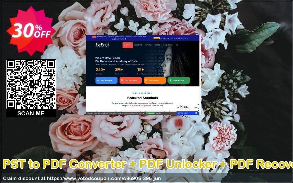 Bundle Offer - Outlook PST to PDF Converter + PDF Unlocker + PDF Recovery, Business Plan  Coupon, discount SysTools coupon 36906. Promotion: 