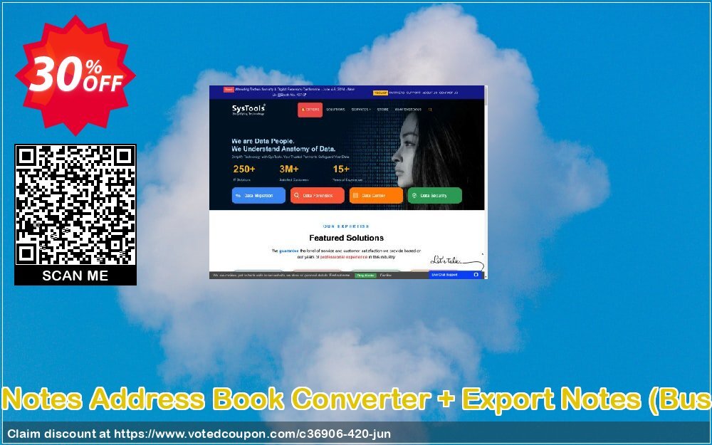 Bundle Offer - Notes Address Book Converter + Export Notes, Business Plan  Coupon, discount SysTools coupon 36906. Promotion: 