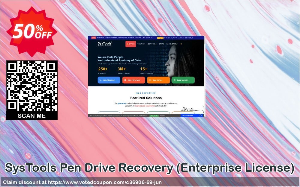 SysTools Pen Drive Recovery, Enterprise Plan  Coupon Code Jun 2024, 50% OFF - VotedCoupon