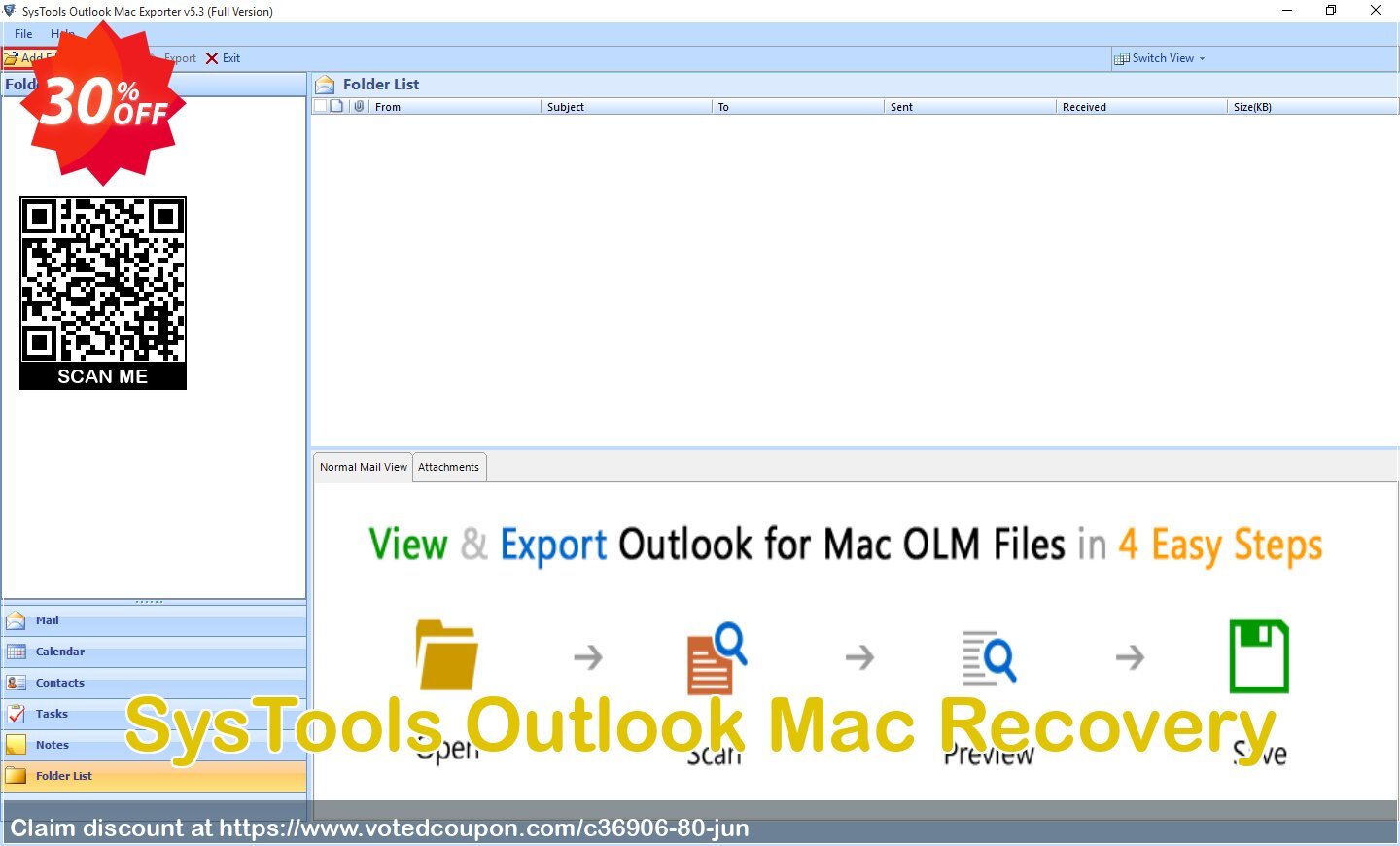 SysTools Outlook MAC Recovery Coupon Code Jun 2024, 30% OFF - VotedCoupon