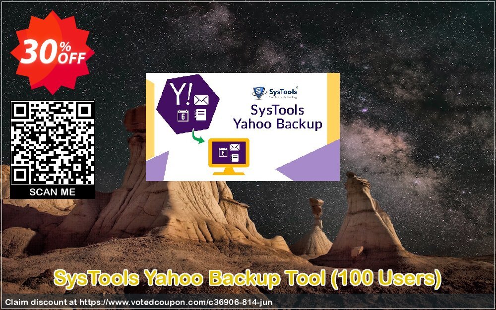 SysTools Yahoo Backup Tool, 100 Users 