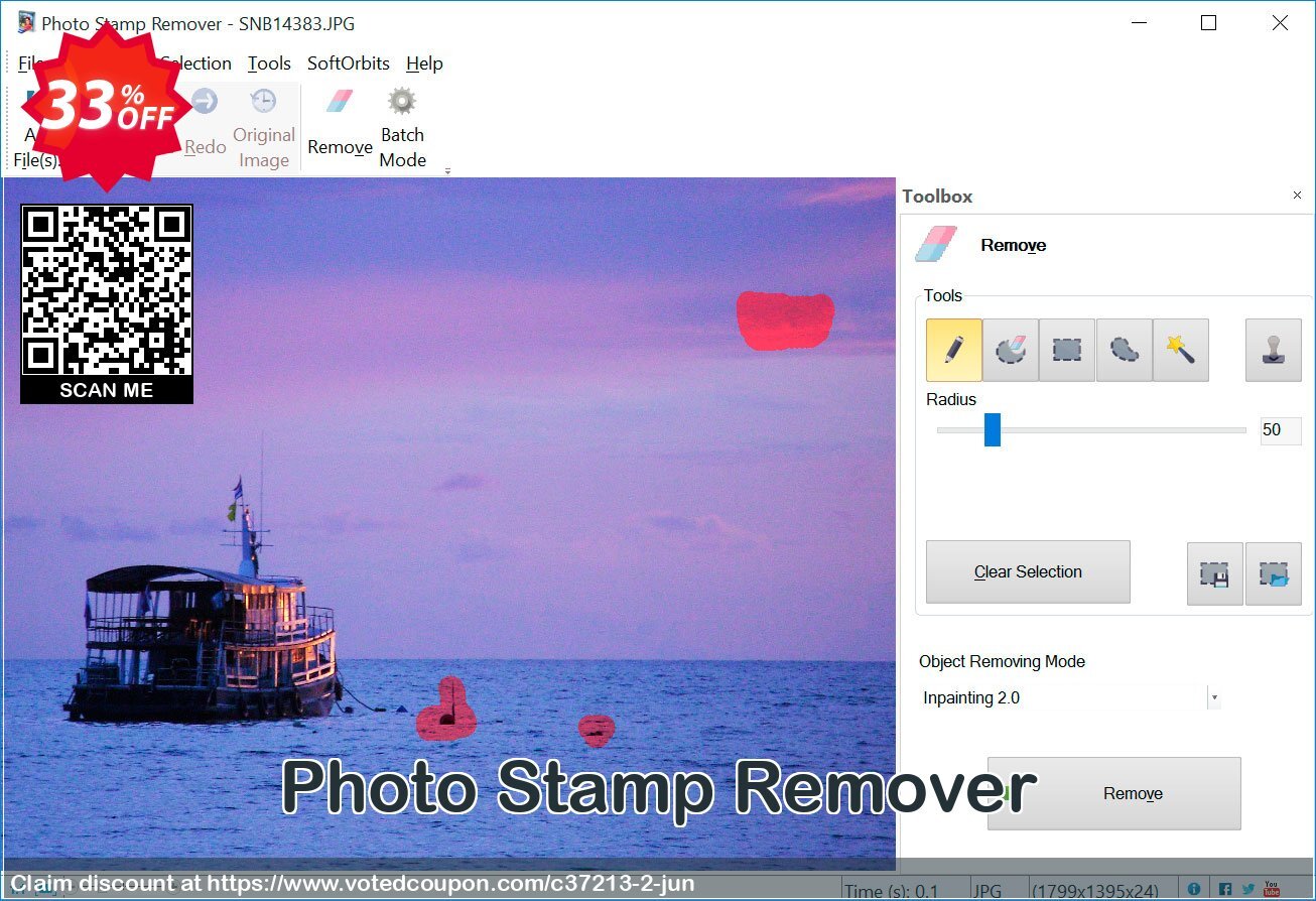 Photo Stamp Remover Coupon, discount 30% Discount. Promotion: 