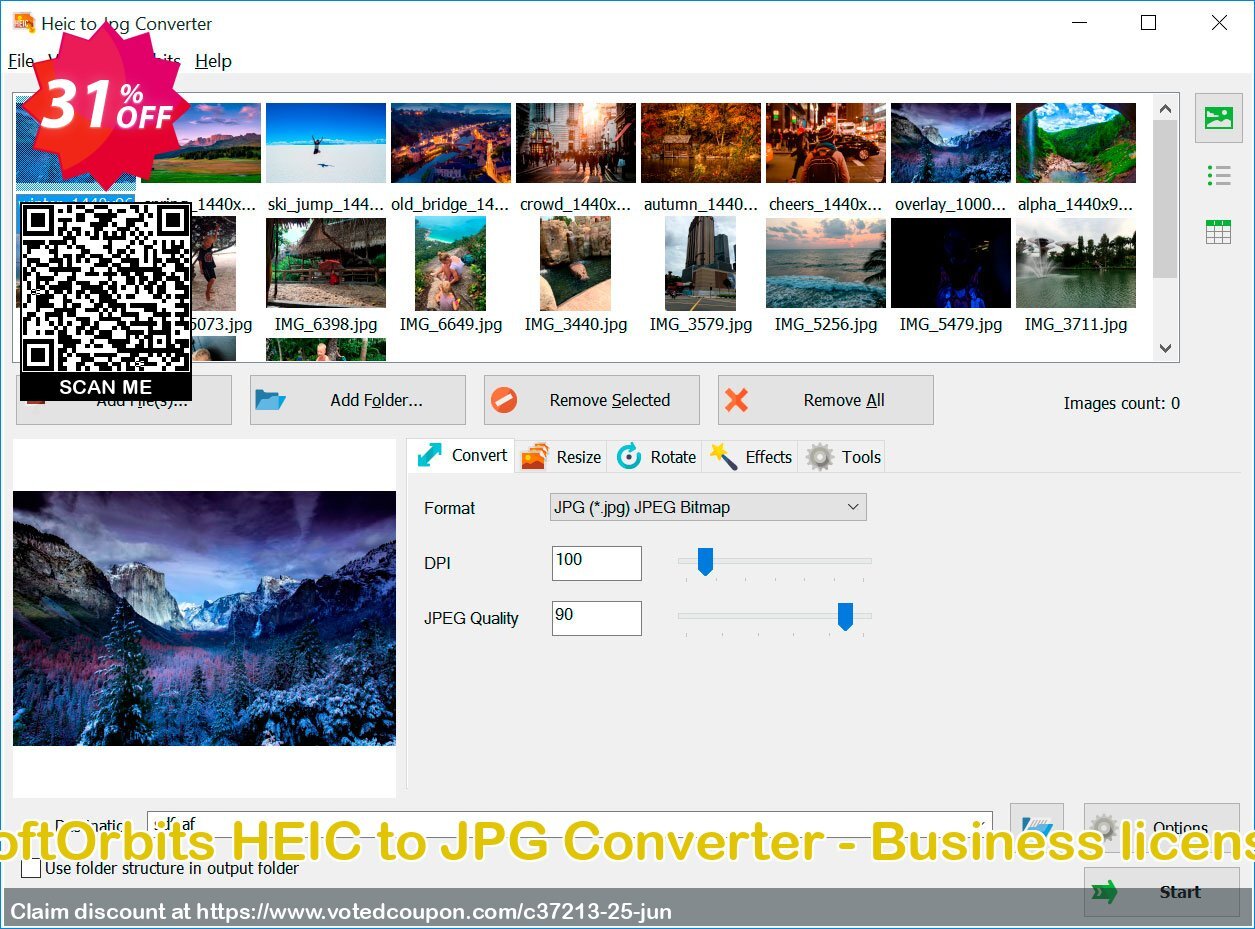 SoftOrbits HEIC to JPG Converter - Business Plan Coupon, discount 31% OFF SoftOrbits HEIC to JPG Converter - Business license Feb 2024. Promotion: Exclusive promotions code of SoftOrbits HEIC to JPG Converter - Business license, tested in February 2024
