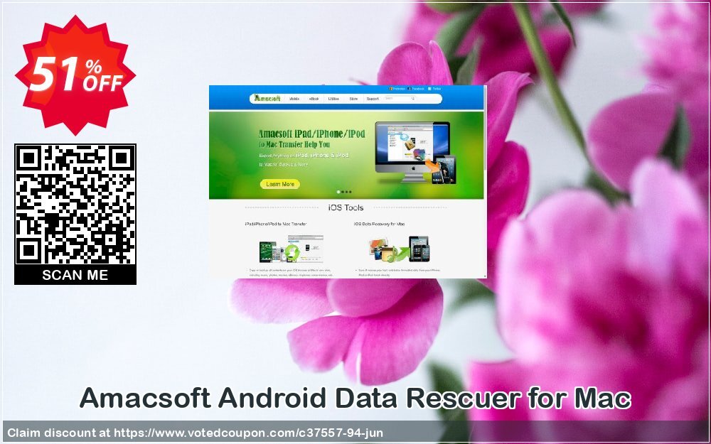 AMACsoft Android Data Rescuer for MAC Coupon, discount 50% off. Promotion: 