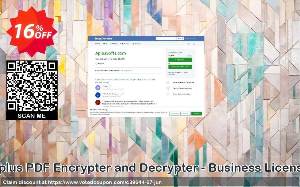 Aplus PDF Encrypter and Decrypter - Business Plan Coupon Code Jun 2024, 16% OFF - VotedCoupon