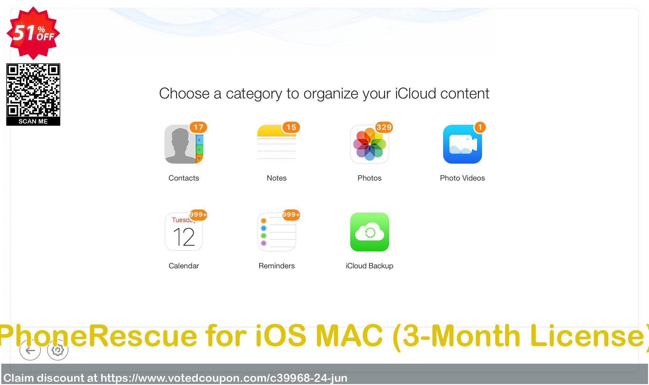 PhoneRescue for iOS MAC, 3-Month Plan  Coupon, discount PhoneRescue for iOS impressive sales code 2024. Promotion: 30OFF Coupon Imobie