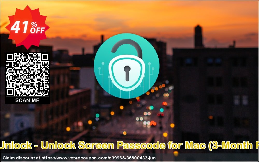 AnyUnlock - Unlock Screen Passcode for MAC, 3-Month Plan  Coupon, discount 40% OFF AnyUnlock - Unlock Screen Passcode for Mac (3-Month Plan), verified. Promotion: Super discount code of AnyUnlock - Unlock Screen Passcode for Mac (3-Month Plan), tested & approved