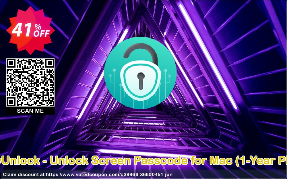 AnyUnlock - Unlock Screen Passcode for MAC, 1-Year Plan  Coupon Code Jun 2024, 41% OFF - VotedCoupon