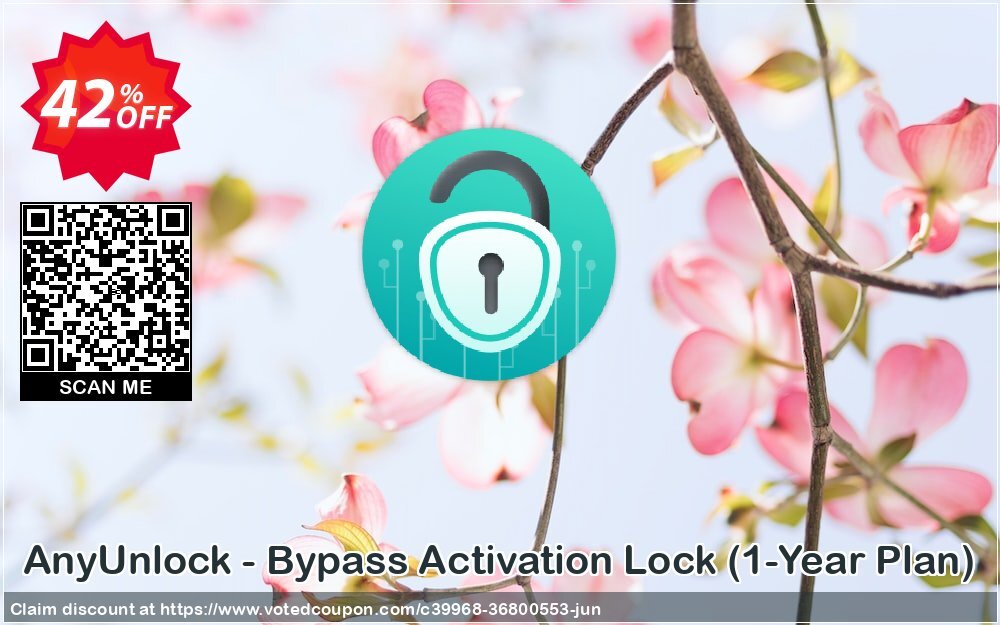 AnyUnlock - Bypass Activation Lock, 1-Year Plan  Coupon Code Jun 2024, 42% OFF - VotedCoupon