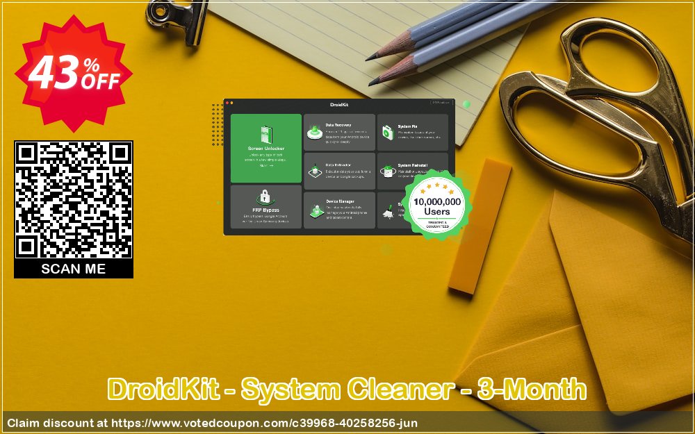 DroidKit - System Cleaner - 3-Month voted-on promotion codes