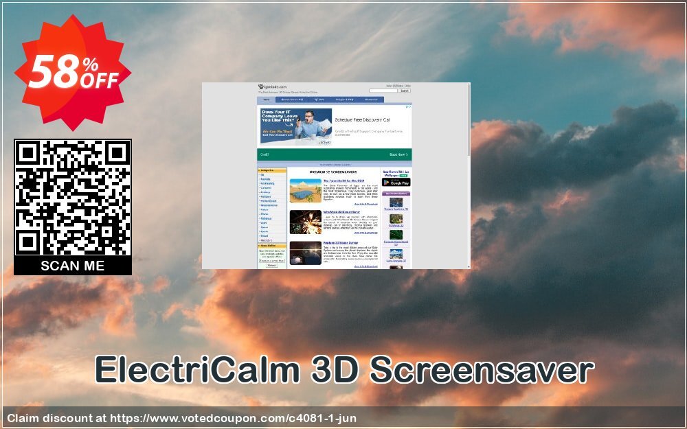 ElectriCalm 3D Screensaver Coupon Code Jun 2024, 58% OFF - VotedCoupon