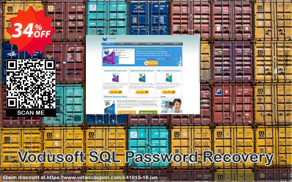 Vodusoft SQL Password Recovery Coupon, discount Vodusoft coupon codes (41015). Promotion: Vodusoft promo codes (41015)