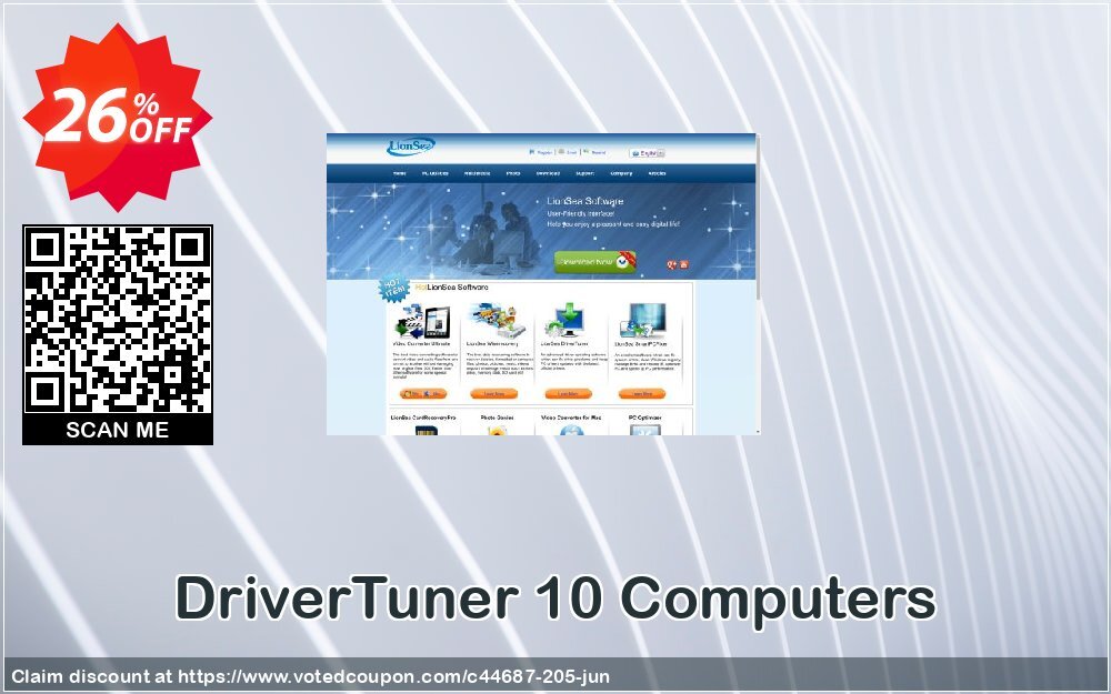 DriverTuner 10 Computers Coupon, discount Lionsea Software coupon archive (44687). Promotion: Lionsea Software coupon discount codes archive (44687)