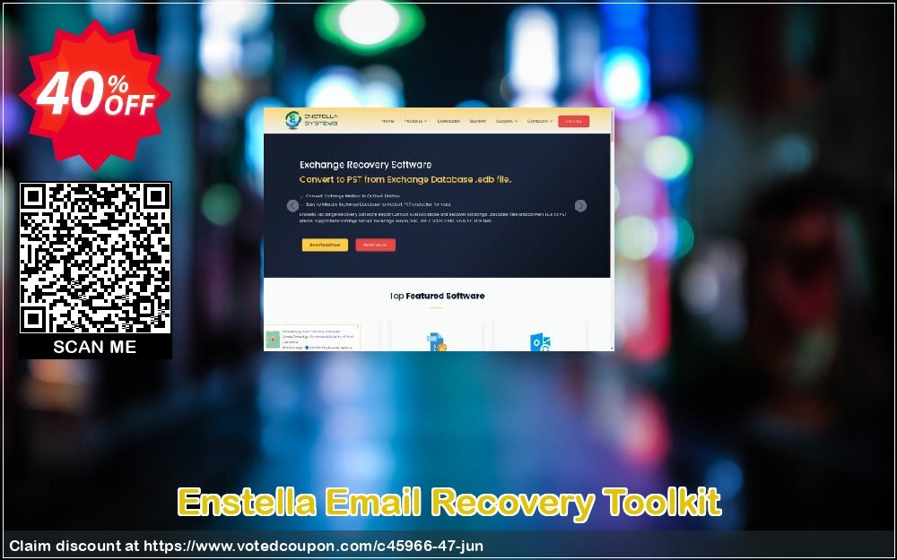 Enstella Email Recovery Toolkit Coupon, discount Special Offer. Promotion: Special Discount Offer