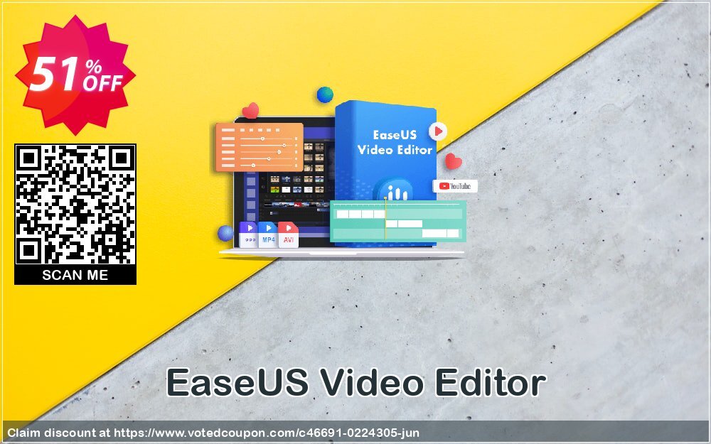 EaseUS Video Editor Coupon Code Jun 2024, 51% OFF - VotedCoupon
