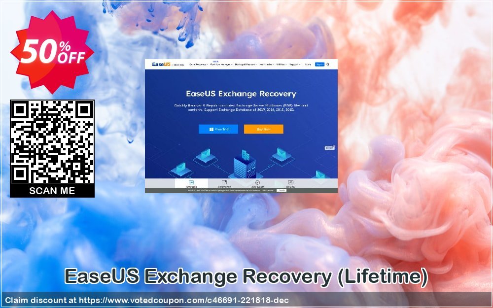 EaseUS Exchange Recovery, Lifetime  Coupon, discount World Backup Day Celebration. Promotion: Wonderful promotions code of EaseUS Exchange Recovery (Lifetime), tested & approved