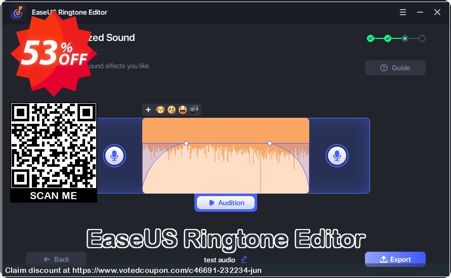 EaseUS Ringtone Editor Coupon, discount World Backup Day Celebration. Promotion: Wonderful promotions code of EaseUS Ringtone Editor, tested & approved