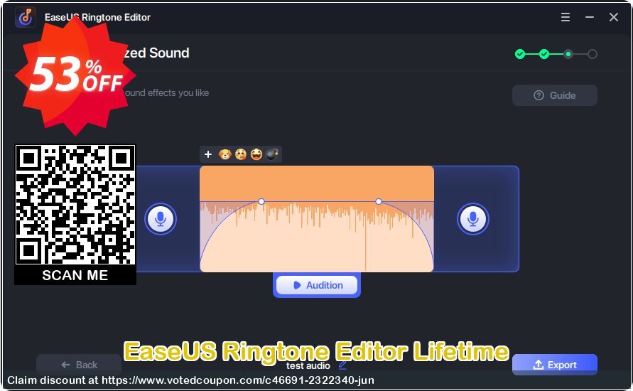 EaseUS Ringtone Editor Lifetime Coupon, discount World Backup Day Celebration. Promotion: Wonderful promotions code of EaseUS Ringtone Editor Lifetime, tested & approved