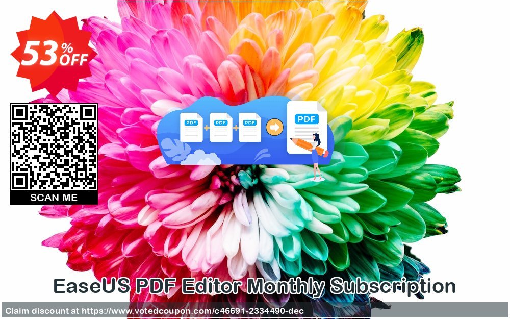 EaseUS PDF Editor Monthly Subscription Coupon, discount World Backup Day Celebration. Promotion: Wonderful promotions code of EaseUS PDF Editor Monthly Subscription, tested & approved