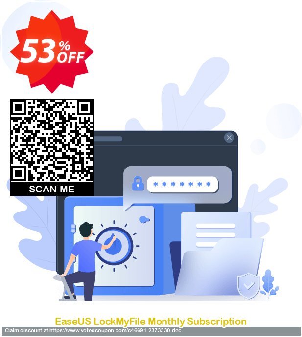 EaseUS LockMyFile Monthly Subscription Coupon, discount World Backup Day Celebration. Promotion: Wonderful promotions code of EaseUS LockMyFile Monthly Subscription, tested & approved