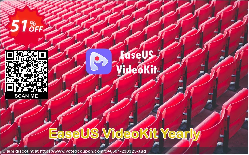 EaseUS VideoKit Yearly Coupon, discount World Backup Day Celebration. Promotion: Wonderful promotions code of EaseUS VideoKit Yearly, tested & approved