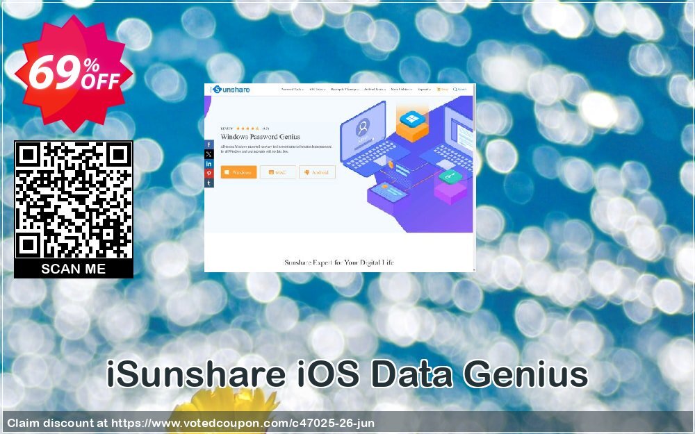 iSunshare iOS Data Genius Coupon, discount iSunshare discount (47025). Promotion: iSunshare discount coupons