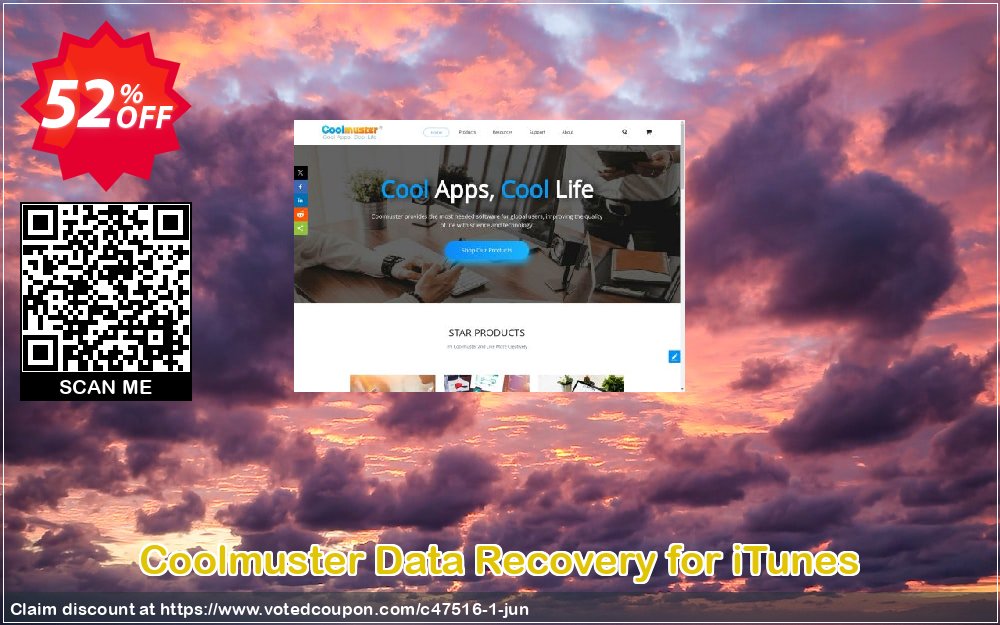 Coolmuster Data Recovery for iTunes Coupon Code Jun 2024, 52% OFF - VotedCoupon