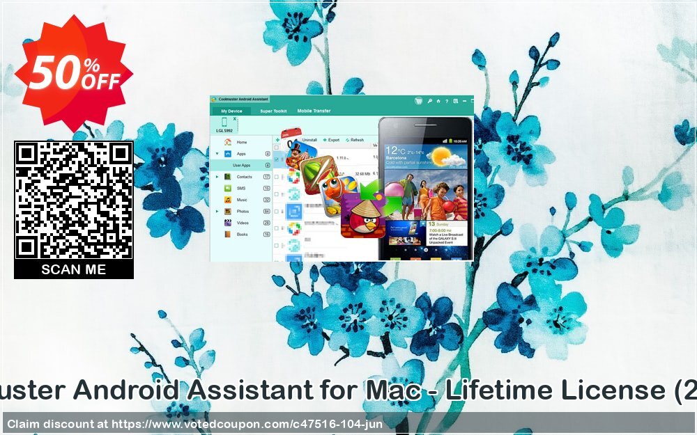 Coolmuster Android Assistant for MAC - Lifetime Plan, 20 PCs  Coupon Code Jun 2024, 50% OFF - VotedCoupon