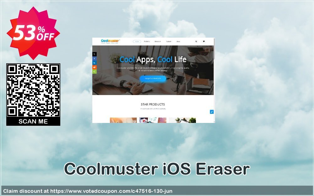 Coolmuster iOS Eraser Coupon Code Jun 2024, 53% OFF - VotedCoupon