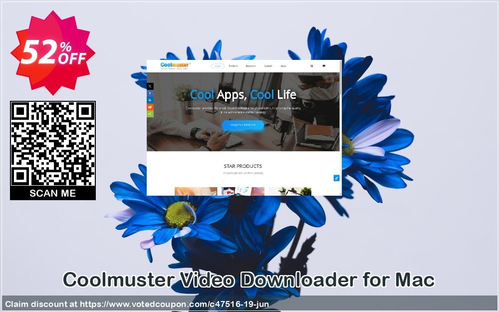 Coolmuster Video Downloader for MAC Coupon Code Jun 2024, 52% OFF - VotedCoupon