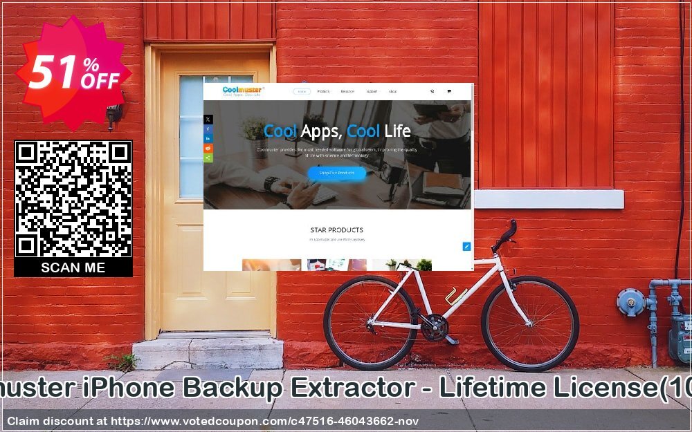 Coolmuster iPhone Backup Extractor - Lifetime Plan, 10 PCs  Coupon, discount Coolmuster iPhone Backup Extractor - Lifetime License(10 PCs) Big offer code 2024. Promotion: Big offer code of Coolmuster iPhone Backup Extractor - Lifetime License(10 PCs) 2024