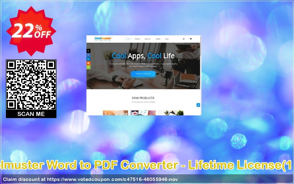 Coolmuster Word to PDF Converter - Lifetime Plan, 1 PC  Coupon Code Nov 2024, 22% OFF - VotedCoupon