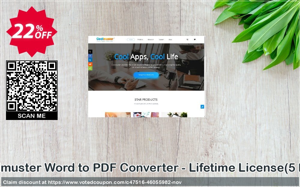 Coolmuster Word to PDF Converter - Lifetime Plan, 5 PCs  Coupon Code Nov 2024, 22% OFF - VotedCoupon