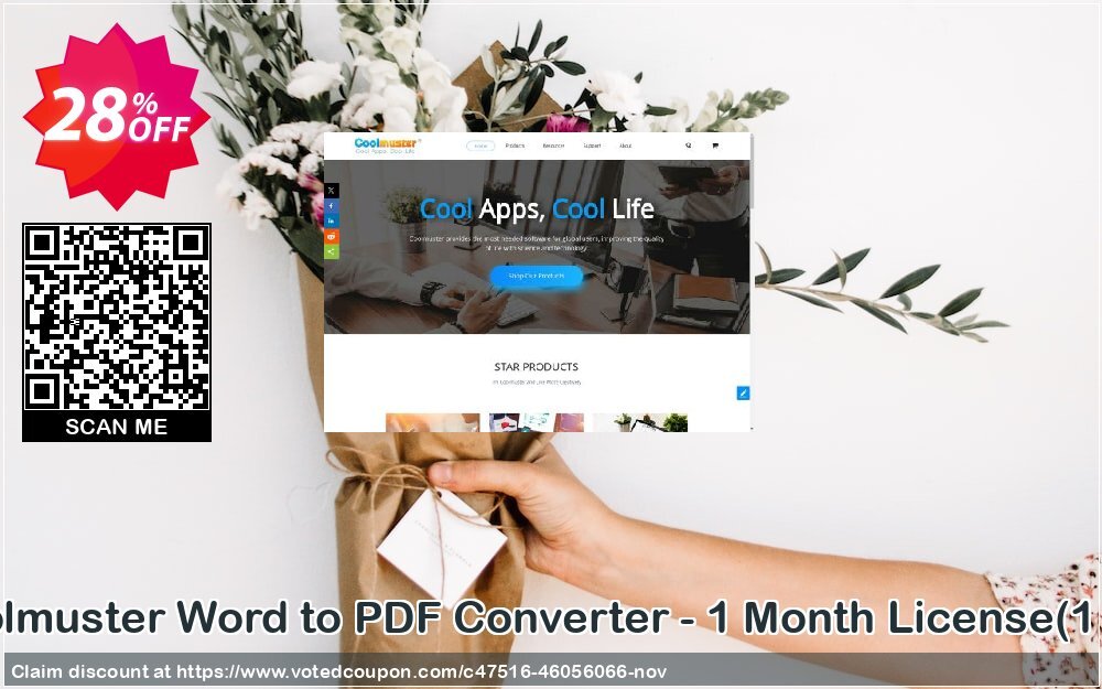 Coolmuster Word to PDF Converter - Monthly Plan, 1 PC  Coupon, discount Coolmuster Word to PDF Converter - 1 Month License(1 PC) Stunning offer code 2024. Promotion: Stunning offer code of Coolmuster Word to PDF Converter - 1 Month License(1 PC) 2024