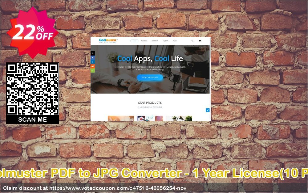 Coolmuster PDF to JPG Converter - Yearly Plan, 10 PCs  Coupon Code Nov 2024, 22% OFF - VotedCoupon