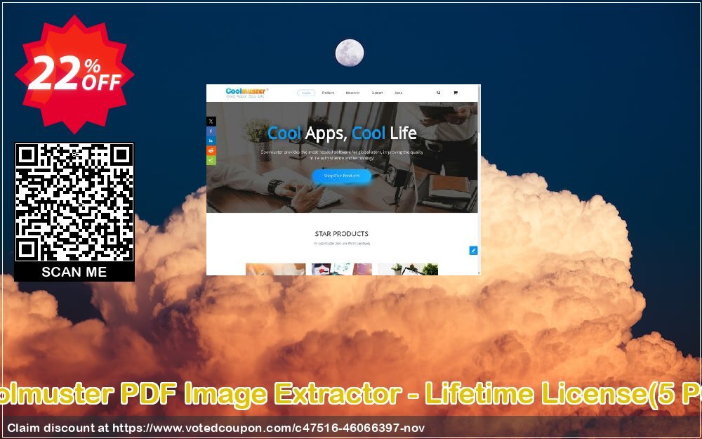 Coolmuster PDF Image Extractor - Lifetime Plan, 5 PCs  Coupon, discount Coolmuster PDF Image Extractor - Lifetime License(5 PCs) Impressive deals code 2024. Promotion: Impressive deals code of Coolmuster PDF Image Extractor - Lifetime License(5 PCs) 2024