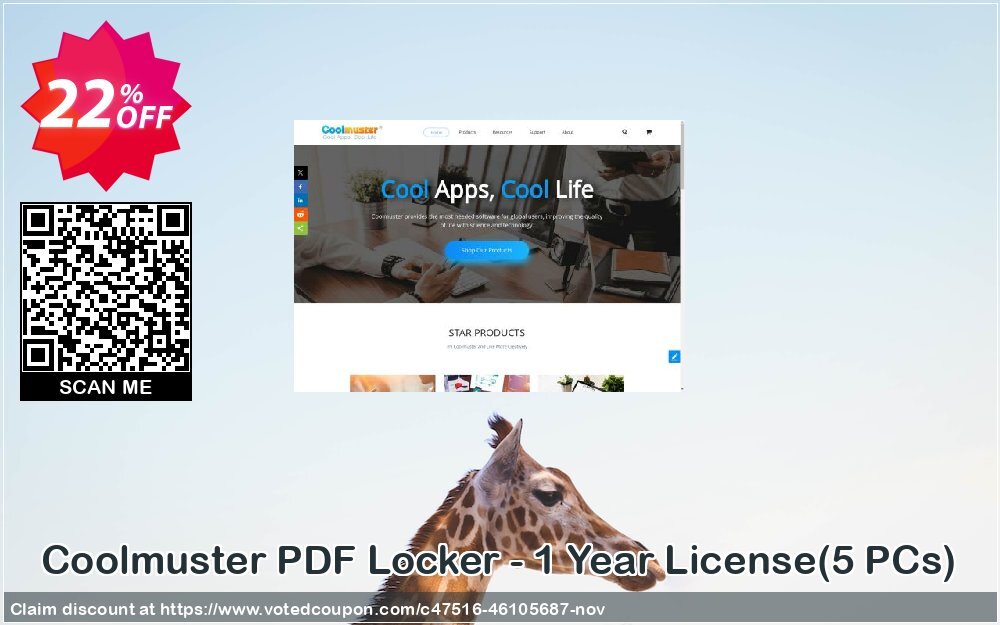 Coolmuster PDF Locker - Yearly Plan, 5 PCs  Coupon, discount Coolmuster PDF Locker - 1 Year License(5 PCs) Wondrous sales code 2024. Promotion: Wondrous sales code of Coolmuster PDF Locker - 1 Year License(5 PCs) 2024